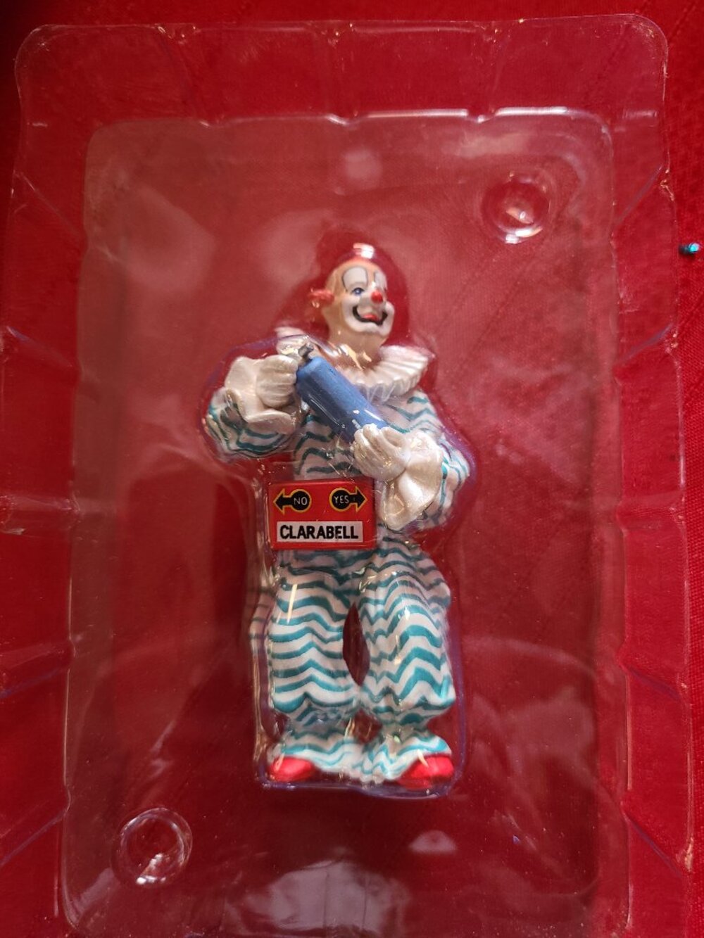 Carlton Cards #80 CLARABELL CLOWN Howdy Doody Ornament Unopened Plastic 1998
